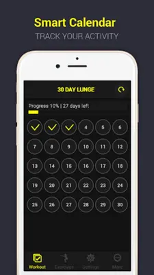 30 Day Lunge Challenge Free android App screenshot 10