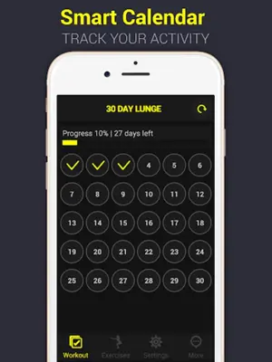 30 Day Lunge Challenge Free android App screenshot 2