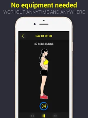 30 Day Lunge Challenge Free android App screenshot 5